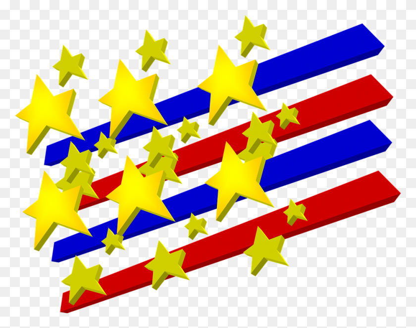 931x720 Cartoon American Flag Desktop Backgrounds - Pledge Of Allegiance Clipart