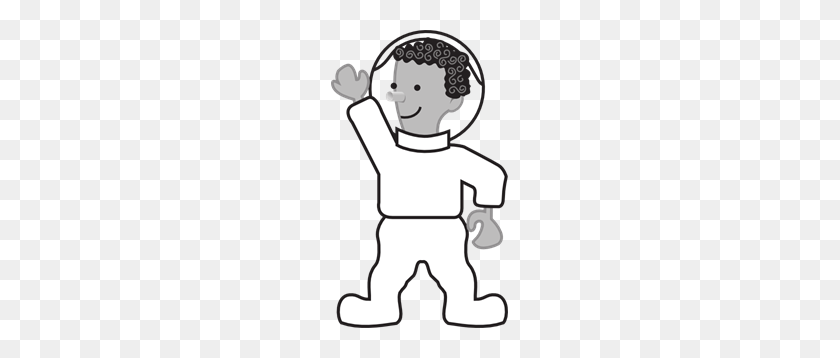 177x298 Cartoon Astronaut Png, Clip Art For Web - Astronaut Black And White Clipart