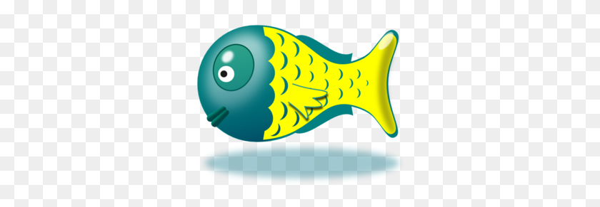 299x231 Cartoon Baby Fish Clip Art - Cartoon Fish PNG