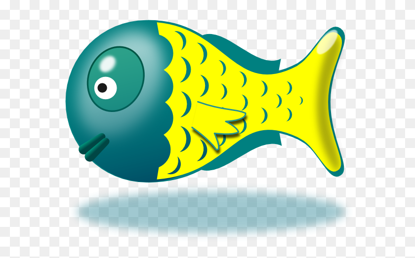 600x463 Cartoon Baby Fish Clip Art - Fish And Chips Clipart