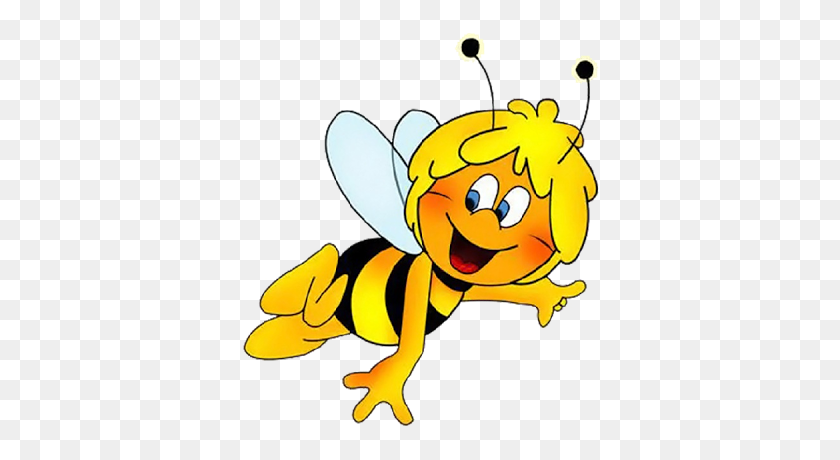 400x400 Cartoon Bee Clipart - Cartoon Bee PNG