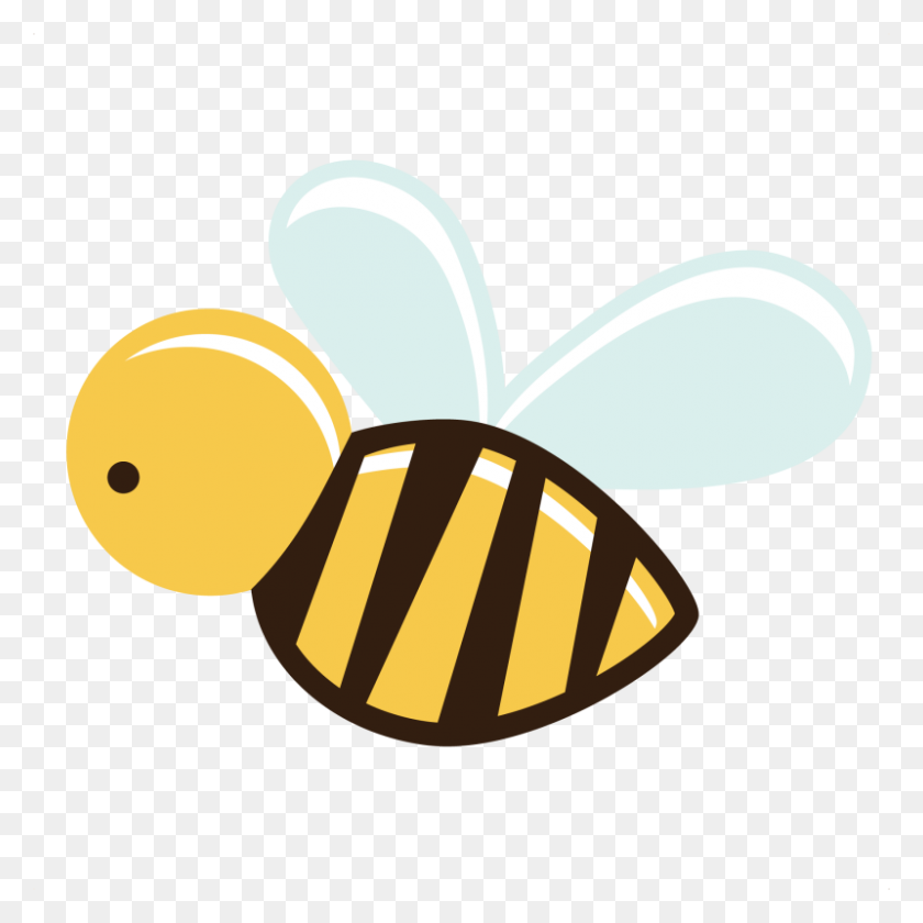 800x800 Cartoon Bee Images Free Download Clip Art - Bee Sting Clipart