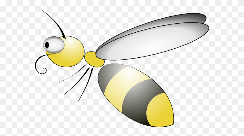 600x407 Cartoon Bee Png, Clip Art For Web - Bee Clipart Images