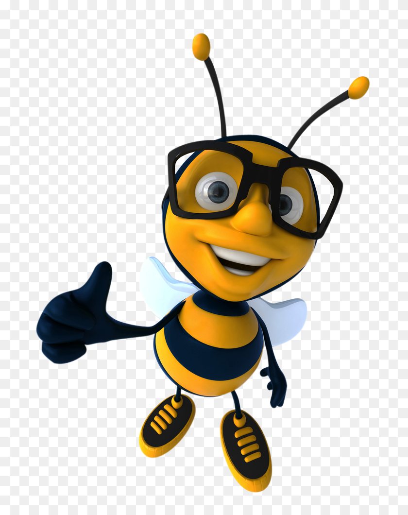 714x1000 Abejas Png