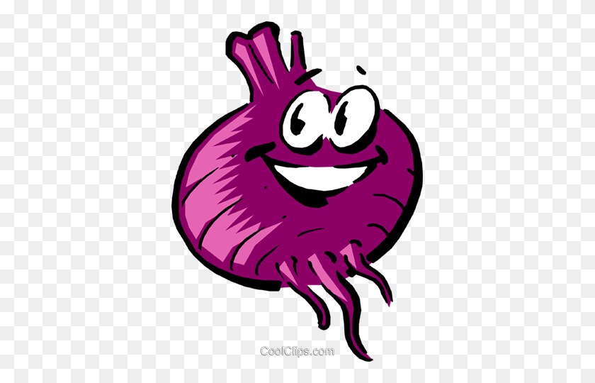 355x480 Cartoon Beet Royalty Free Vector Clip Art Illustration - Beet Clipart