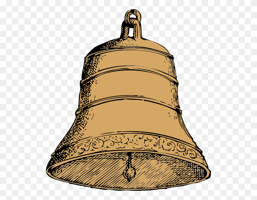 540x593 Cartoon Bell Cliparts - Bell Ringing Clipart