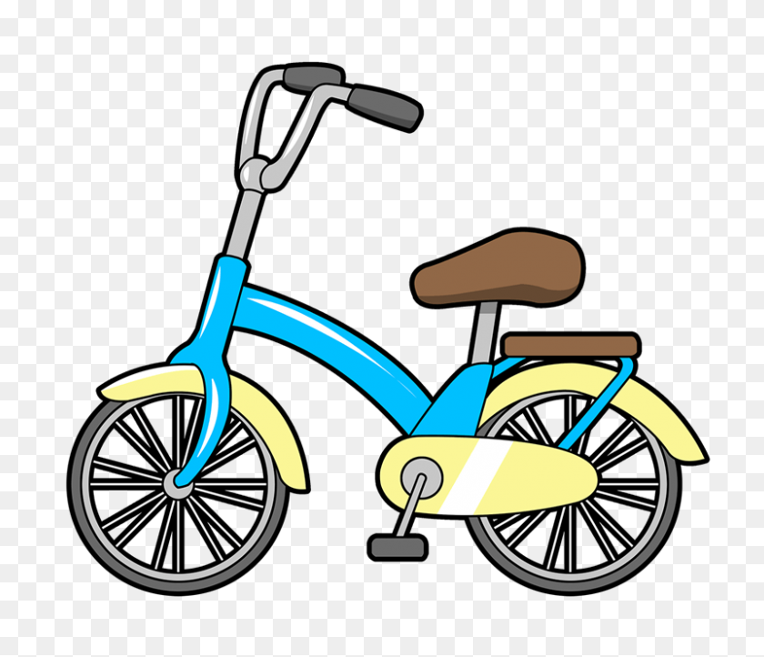 800x679 Cliparts De Dibujos Animados De Bicicletas - Clipart De Niña En Bicicleta