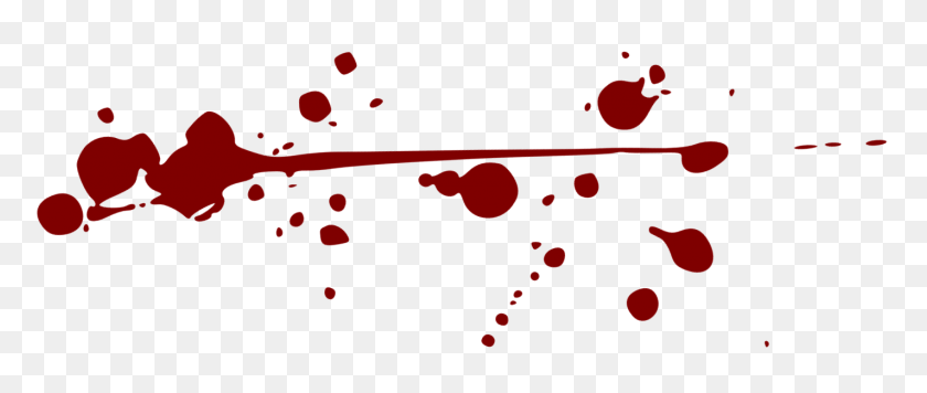 1424x542 Salpicadura De Sangre De Dibujos Animados Png - Salpicadura Roja Png