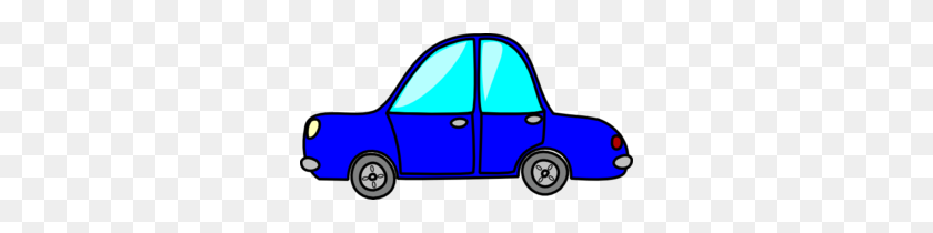 300x150 Cartoon Blue Car Clip Art - Car Cartoon PNG