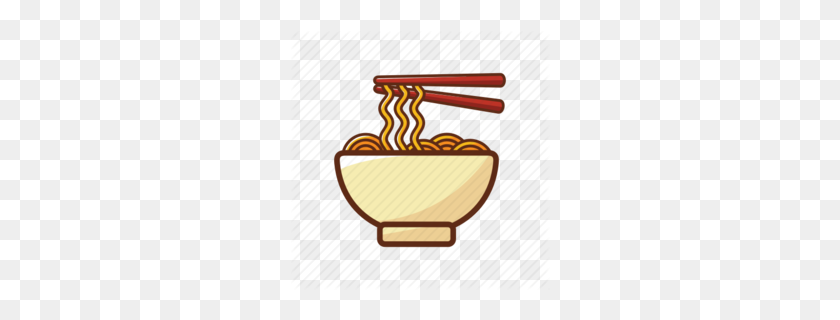 260x260 Cartoon Bowl Of Noodles Clipart - Spaghetti PNG