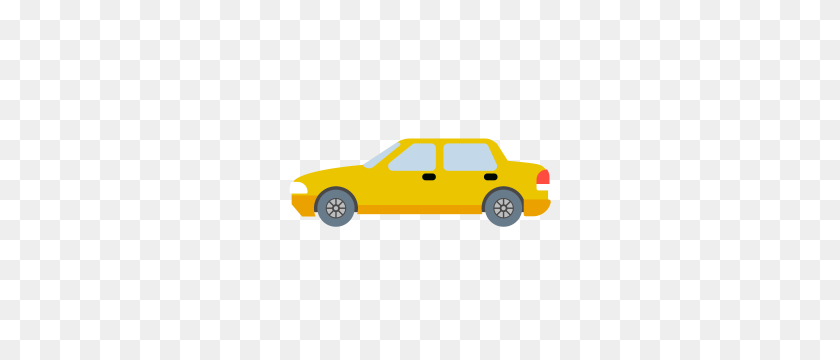 300x300 Мультфильм Автомобиль Png Желтый Цвет Прозрачный Фон Изображение Высокий - Желтый Дым Png