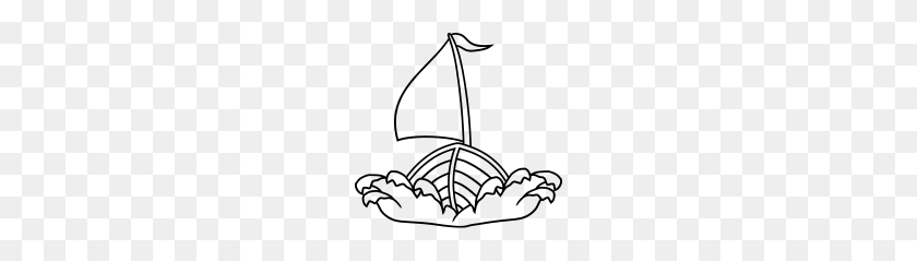 190x179 Cartoon Cartoon Clip Art Sailing Boat Ship Club Se - Boat Black And White Clipart