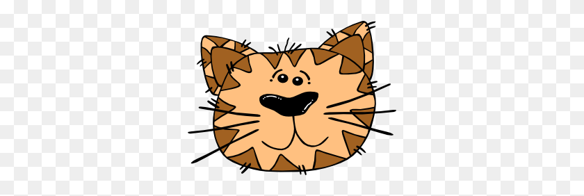 300x222 Мультфильм Кошка Лицо Картинки - Сиамская Кошка Клипарт