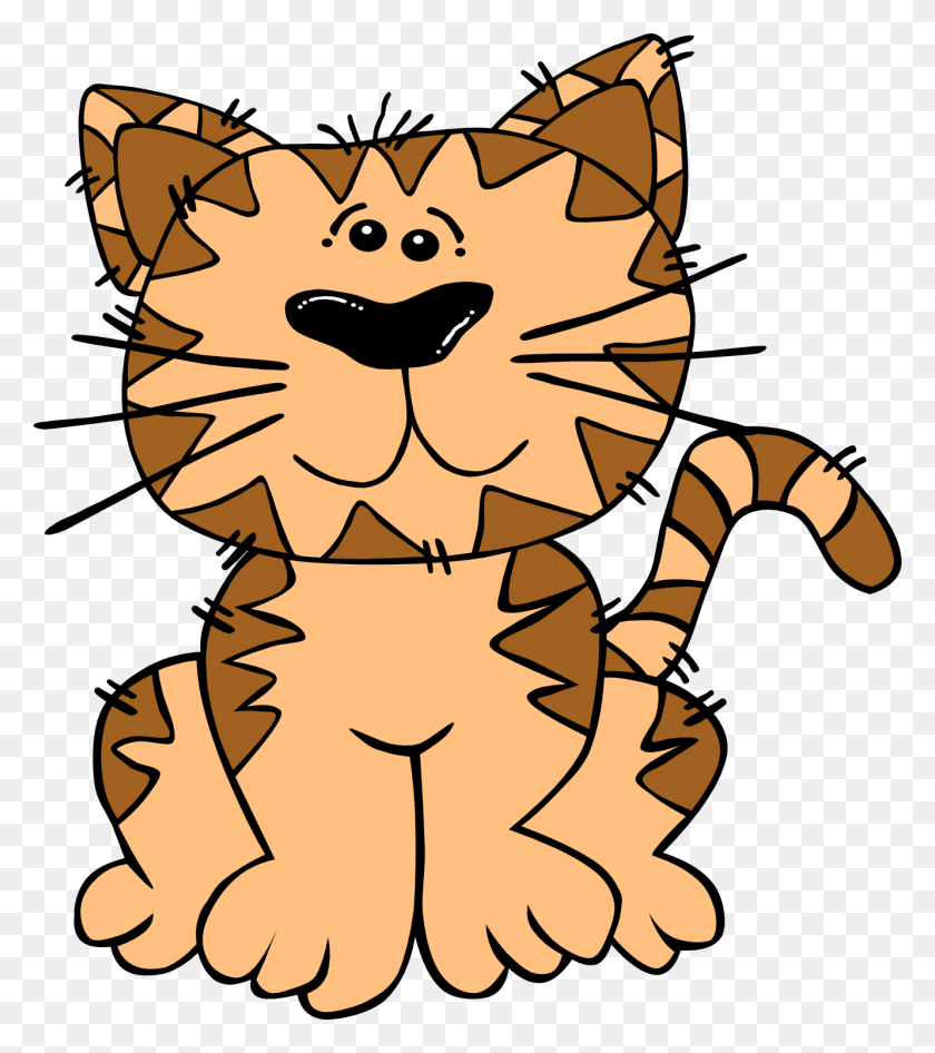 1331x1512 Cartoon Cat Pictures - Grumpy Cat Clipart
