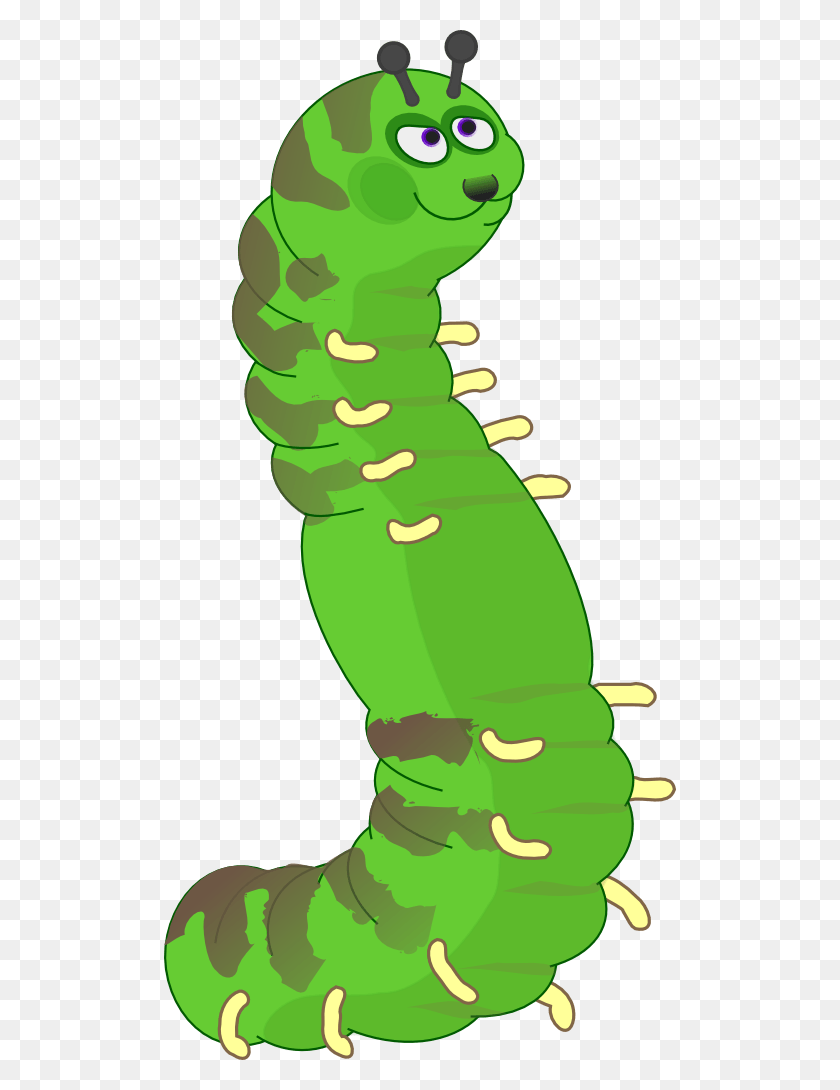 512x1030 Cliparts De Dibujos Animados De Caterpillar - Clipart De Caterpillar Hambriento