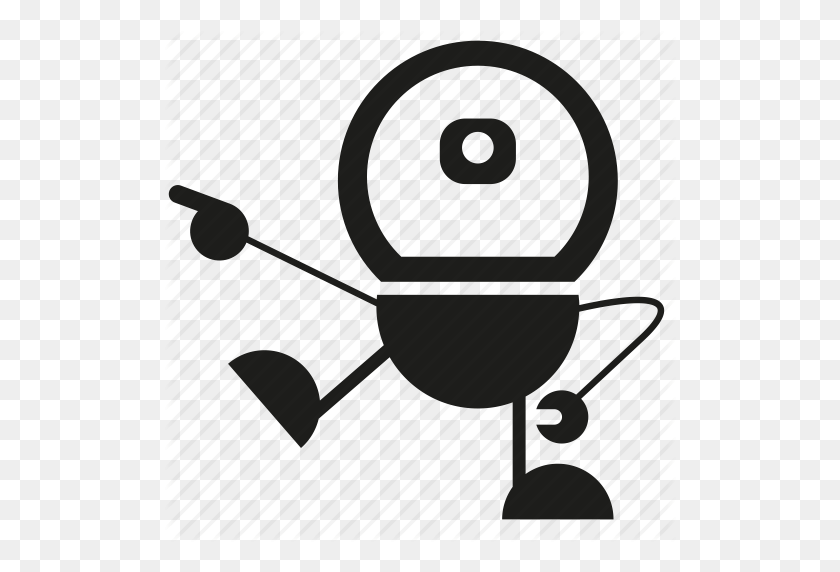 Cartoon Character Cute Funny Mascot Robot Icon Robot Icon