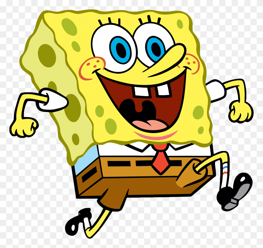 1600x1499 Cartoon Characters - Spongebob Face PNG