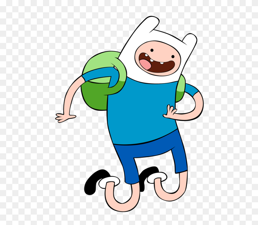 500x674 Cartoon Characters Adventure Time Png Pack - Time PNG