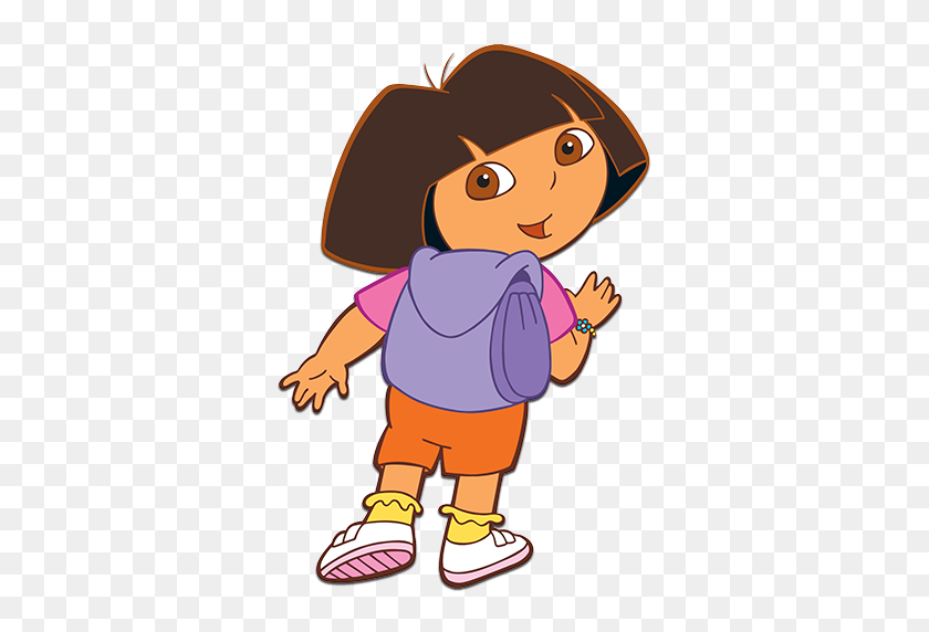 512x512 Personajes De Dibujos Animados De Dora La Exploradora - Dora Png