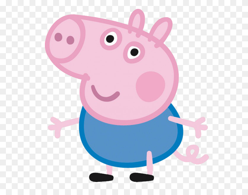 579x600 Cartoon Characters Peppa Pig - Cartoon Pig PNG
