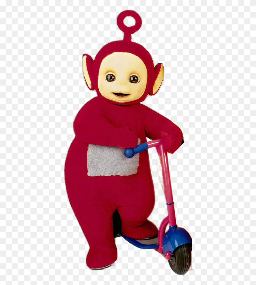 424x873 Cartoon Characters Teletubbies - Teletubbies PNG