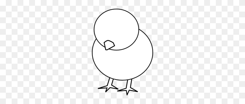210x299 Cartoon Chick Clip Art - Chick Clipart Black And White