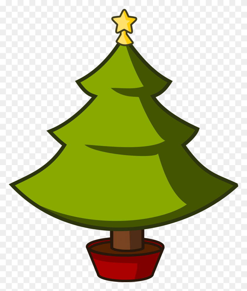 2019x2400 Cartoon Christmas Tree Free Download Clip Art - Hay Bale Clipart