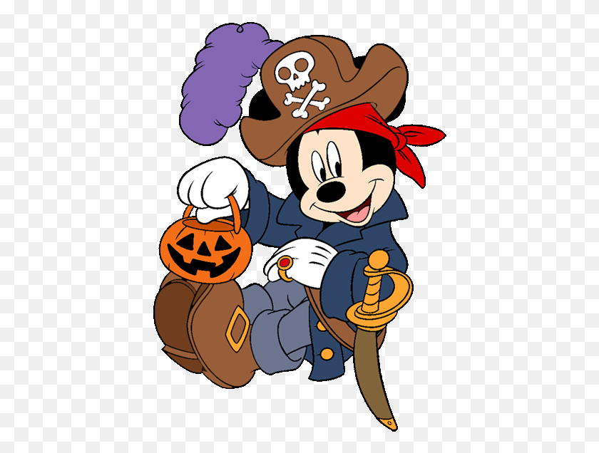 412x576 Dibujos Animados De Imágenes Prediseñadas De Mickey Mouse, Donald Duck De Minnie Mouse De Disney - Mickey Mouse De Acción De Gracias De Imágenes Prediseñadas