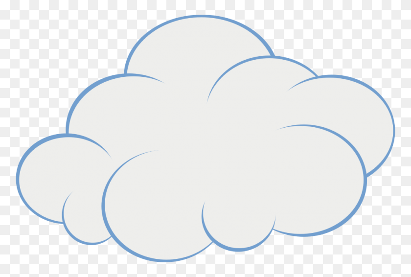1000x649 Cartoon Cloud - Cloud PNG Cartoon