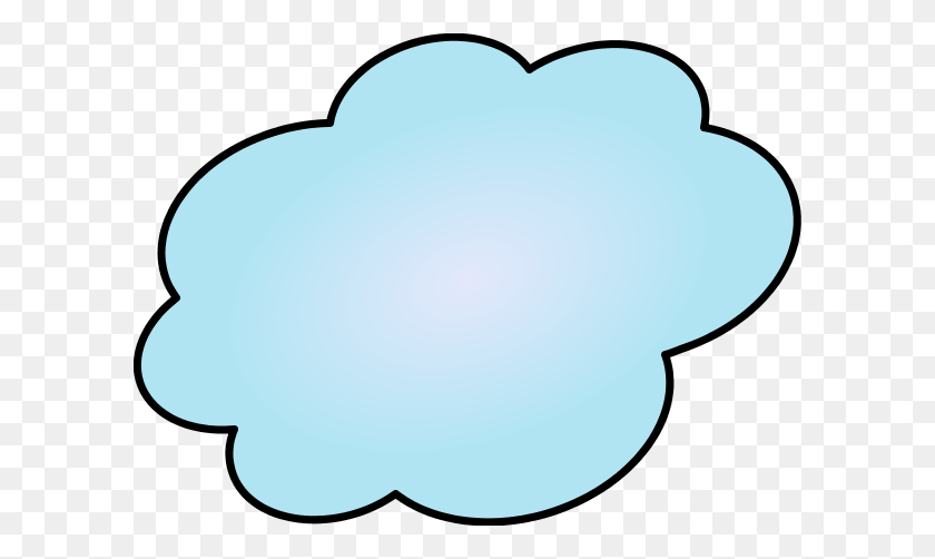 600x442 Cartoon Cloud - Cloud PNG Clipart