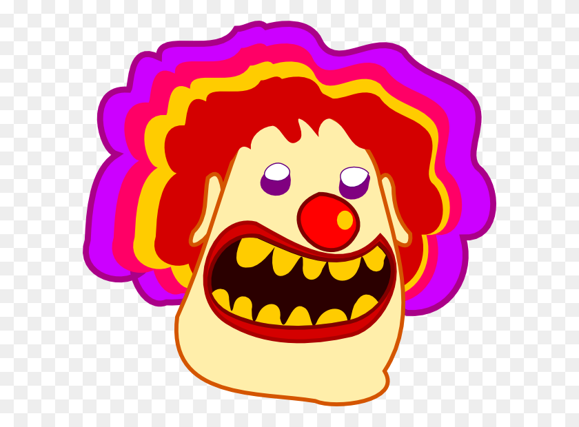 600x560 Payaso De Dibujos Animados Cliparts Download - It Clown Clipart