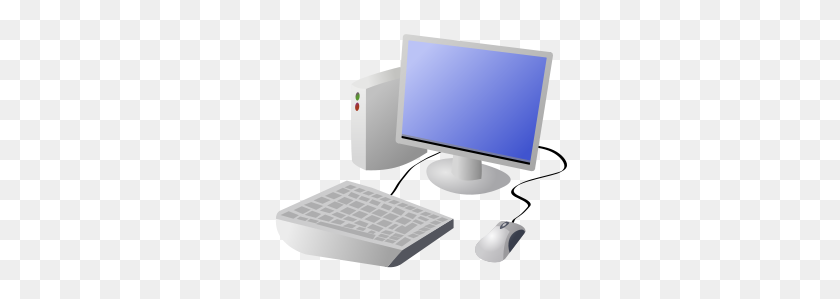 300x239 Cartoon Computer And Desktop Png Clip Arts For Web - Desktop PNG