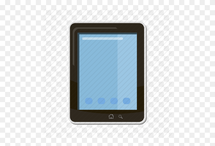 512x512 Cartoon, Computer, Display, Screen, Tablet, Technology, Touch Icon - Cartoon Computer PNG