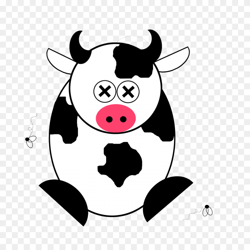 1500x1500 Cartoon Cow Cliparts Free Download Clip Art - Cow Clipart PNG