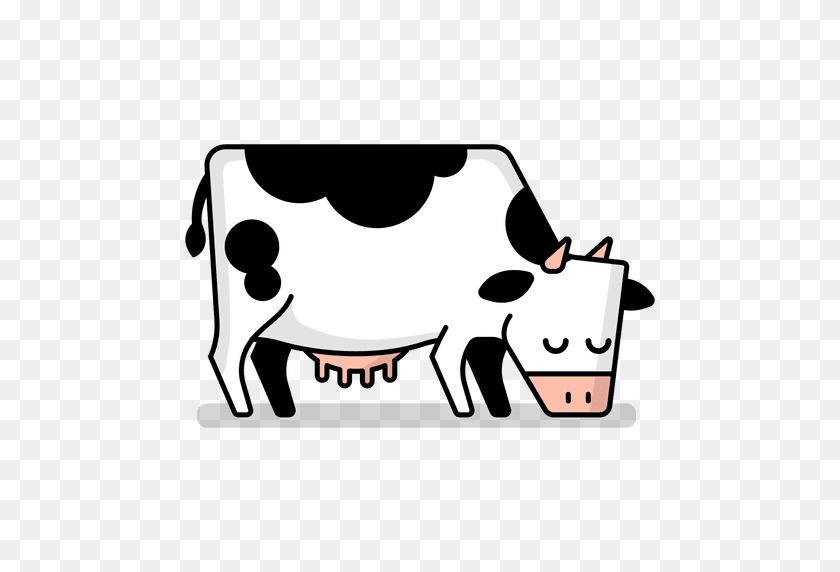 512x512 Cartoon Cow How To Draw A Cartoonw Drawingnow - Dairy Cow Clip Art