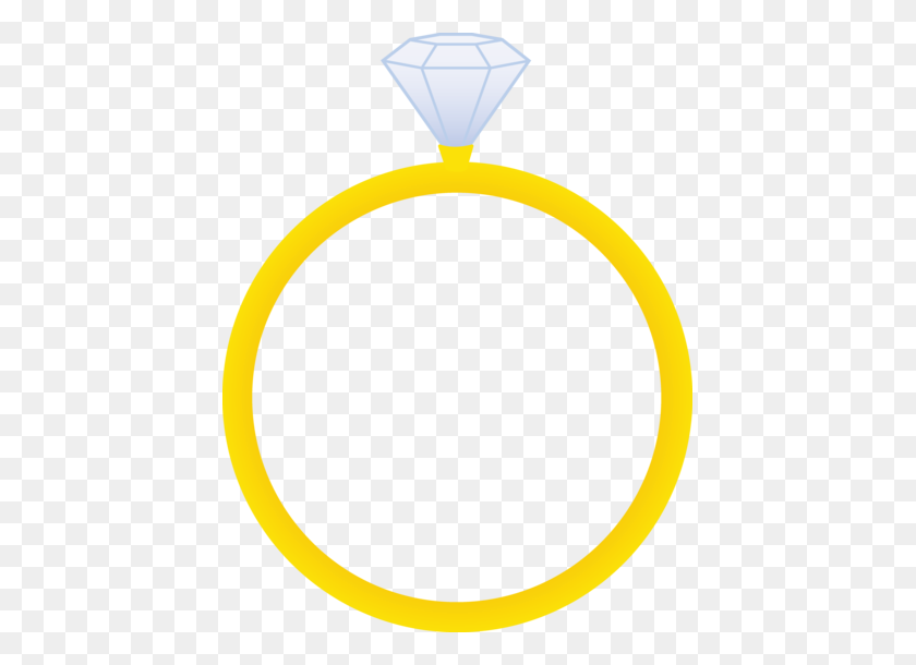 431x550 Cartoon Diamond Ring Free Download Clip Art - Free Wedding Ring Clipart