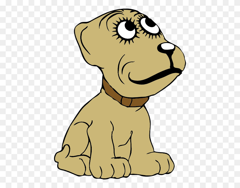 462x599 Cartoon Dog Clip Art - Small Dog Clipart