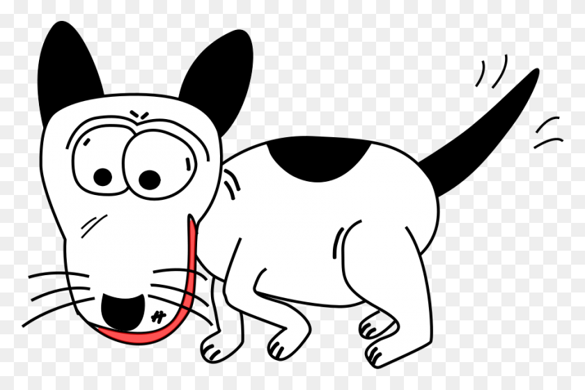 900x578 Cartoon Dog Clip Art Free - Free Pet Clipart