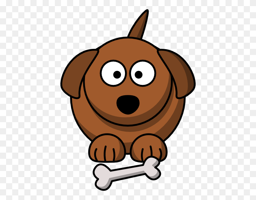 444x595 Perro De Dibujos Animados Cliparts De Descarga - Niña Caminando Perro Clipart