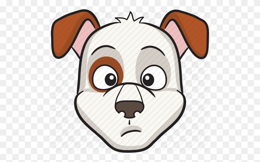 512x466 Caricatura, Perro, Emoji, Emoticon, Cara, Smiley Icon - Caricatura De Perro Png
