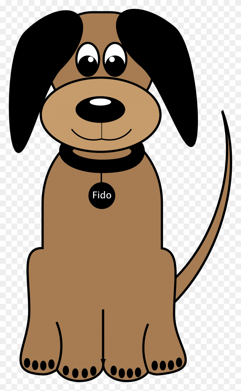 1196x2000 Cartoon Dog Fido Icons Png - Cartoon Dog PNG