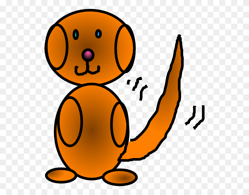 540x600 Cartoon Dog Image - Dog Poop Clipart