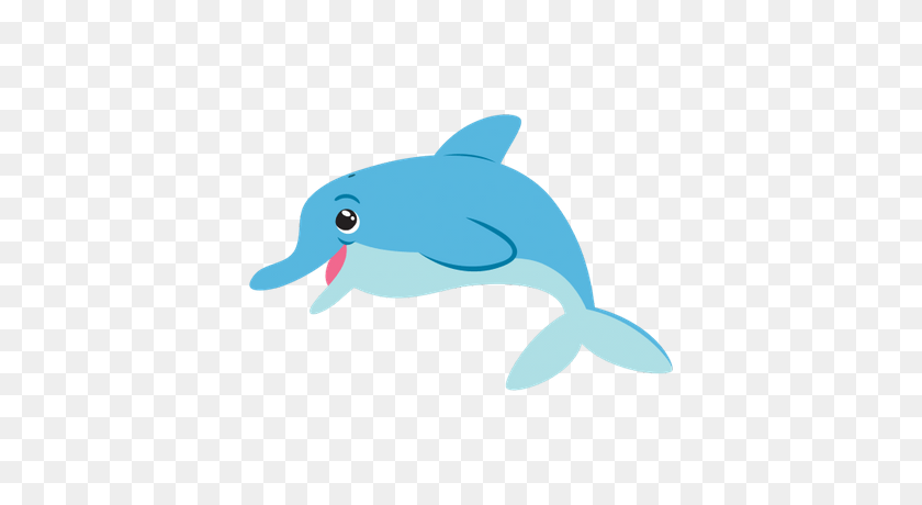 400x400 Cartoon Dolphin Transparent Png - Sky Background PNG