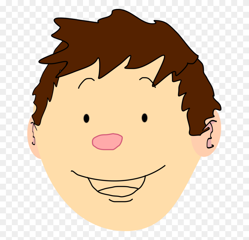 655x750 Cartoon Drawing Child Face - Face Painting Clipart