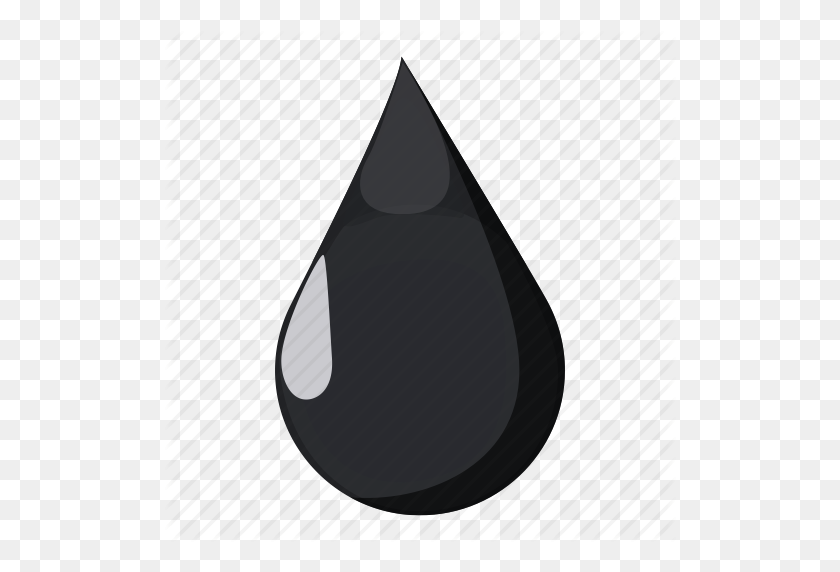 512x512 Cartoon, Drop, Fuel, Gas, Ink, Oil, Water Icon - Ink In Water PNG