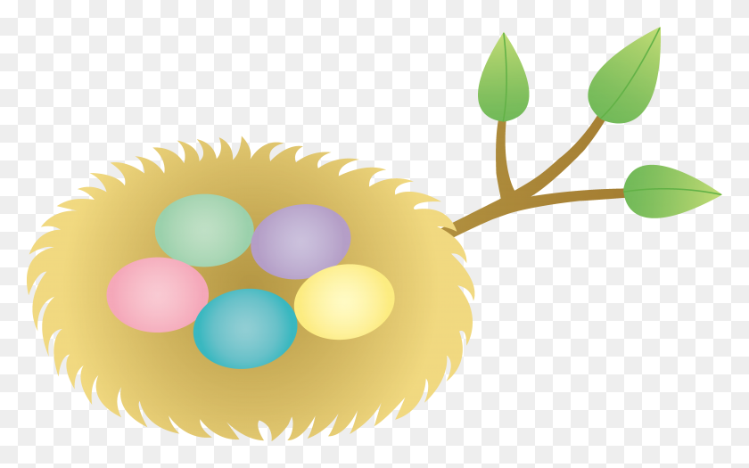6408x3828 Cartoon Easter Egg Clipart - Five Clipart