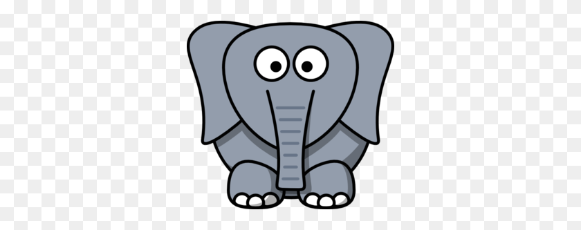 300x273 Cartoon Elephant Clip Art - African Elephant Clipart