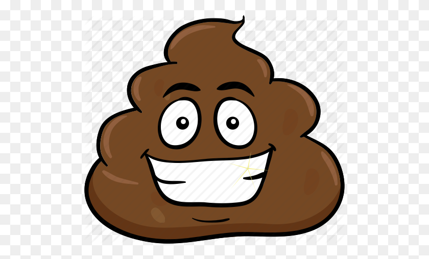 512x447 Мультфильм, Emoji, Face, Poo, Pooh, Poop Icon - Poo Emoji Png