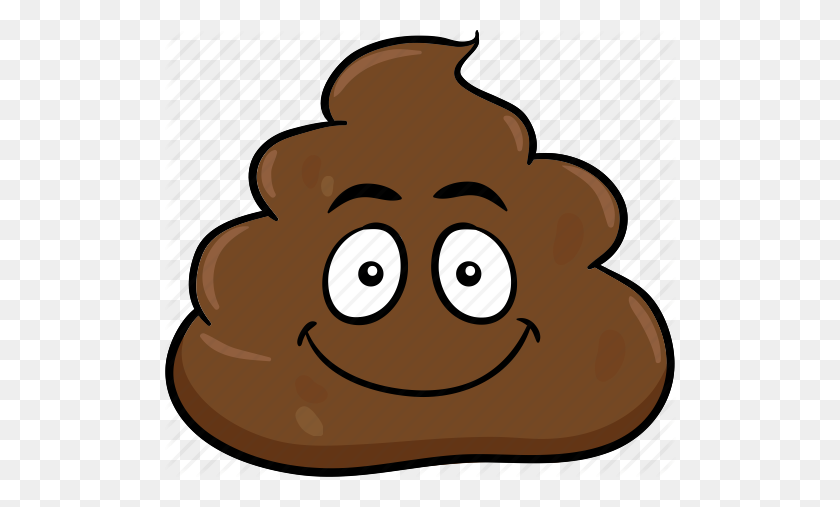 512x447 Мультфильм, Emoji, Face, Poo, Pooh, Poop Icon - Emoji Poop Clipart