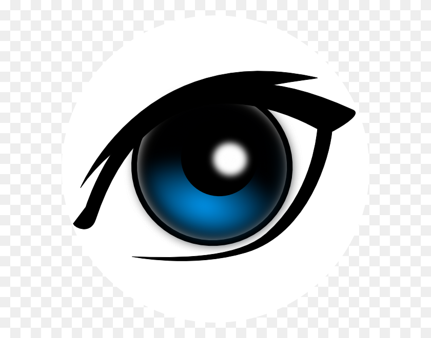 600x600 Ojos De Dibujos Animados Clipart - Ojos Clipart Png